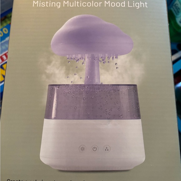 NEW- Rain Cloud Mood Lamp With Atmospheric Mist(As Seen on TikTok) - Picture 2 of 4